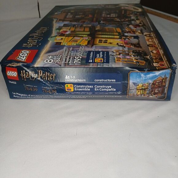 LEGO Harry Potter: Quidditch Supplies & Ice Cream Parlour (76452)- BOX DAMAGE - Picture 2 of 3